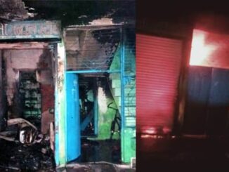 Old man died after seeing his shop burning due to short circuit