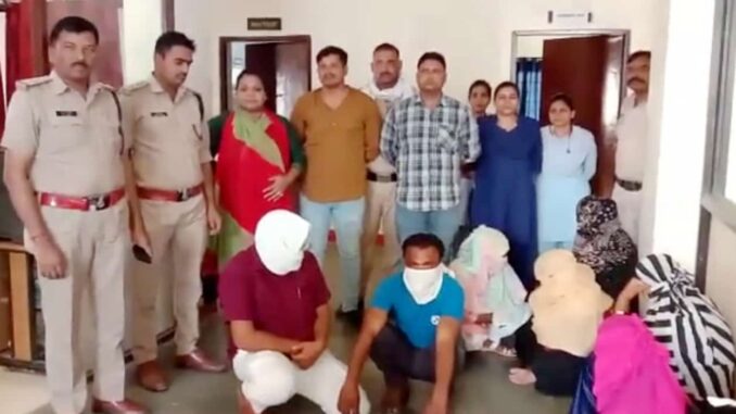 Sex racket caught again in Sagar's Makaronia, 8 girls, 2 men in custody