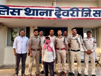 Deori police station caught green hemp plants worth 5 thousand