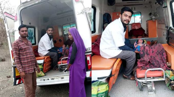 In case of emergency, 108 staff delivered in ambulance