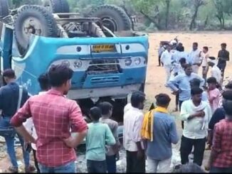 1 dead, 25 injured after a bus full of wedding processions overturned in Chhatarpur