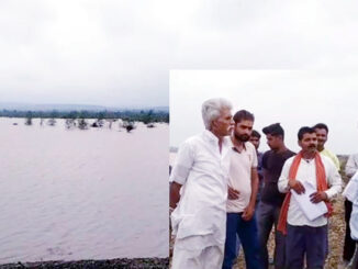 Before pitching, the drain of Niwari dam was closed, villagers were afraid of leakage