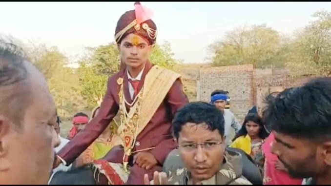 In Chhatarpur's Chaurai village, miscreants pelted stones at the procession of a Scheduled Caste groom.