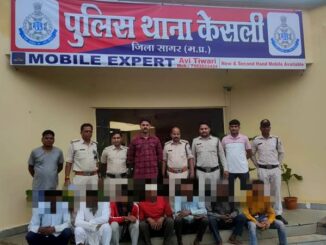 Kesli police station arrested 7 absconding warrantees and sent them to jail