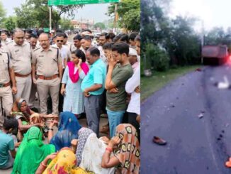 Dumper crushes 2 bike riders returning from BJP's Tiranga Yatra, anger over the incident