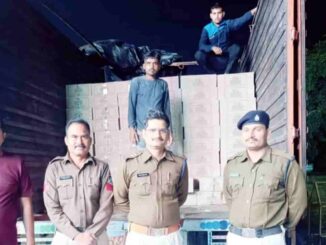 Malthon police caught illegal foreign liquor worth Rs 1 crore