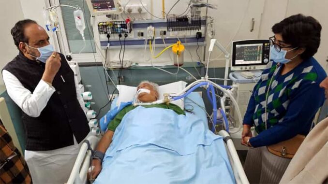 Deori MLA Brijbihari Pataria's condition deteriorated, admitted to hospital